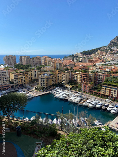 The Port Fontvieille is also known as Port of Fontvieille or Le Port de Fontvieille and it is situated in Monaco, which is situated on the Cote d'Azur, on the French Riviera.