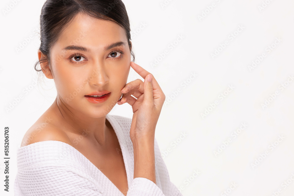 Beauty asian women portrait face with natural skin and skin care healthy hair and skin close up face beauty portrait.Beauty Concept. Beauty asian women portrait face with natural skin and skin care healthy hair and skin close up face beauty portrait.Beauty Concept.