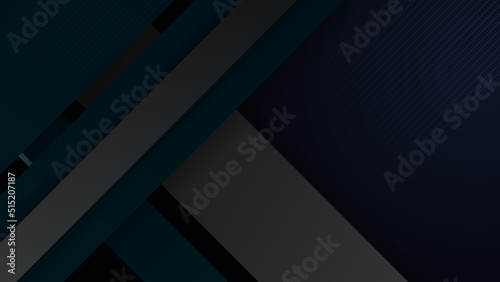 Abstract dark black background illustration with geometric graphic elements