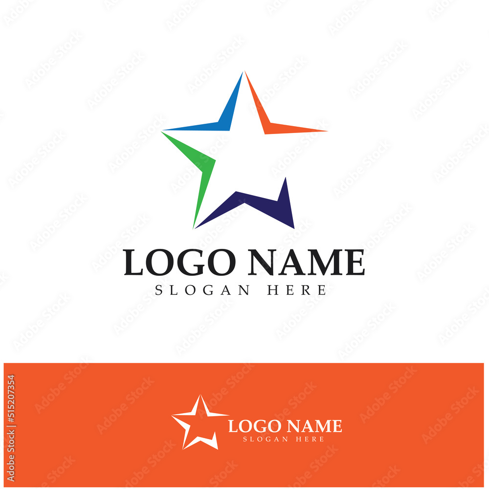 Star logo design illustration vector with modern concept Star logo design illustration vector with modern concept