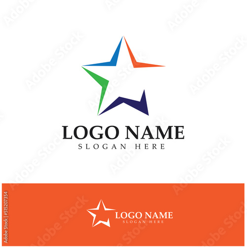 Star logo design illustration vector with modern concept 
