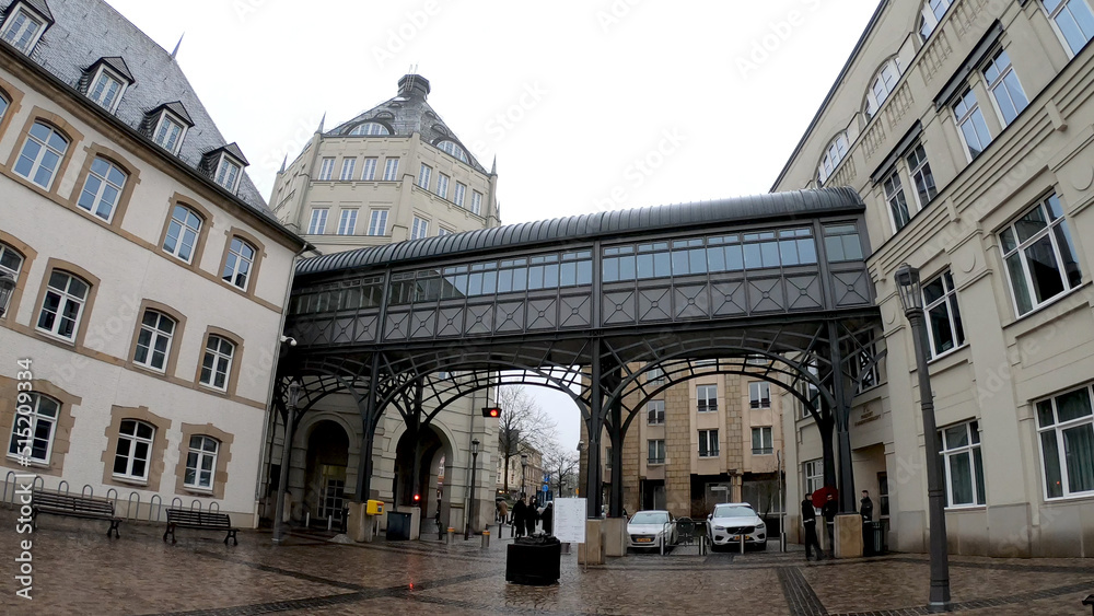 Luxembourg, December 5, 2021: The Judiciary City on the 