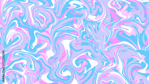 Vector marble liquid background. Dynamic bright abstraction in candy colours.
