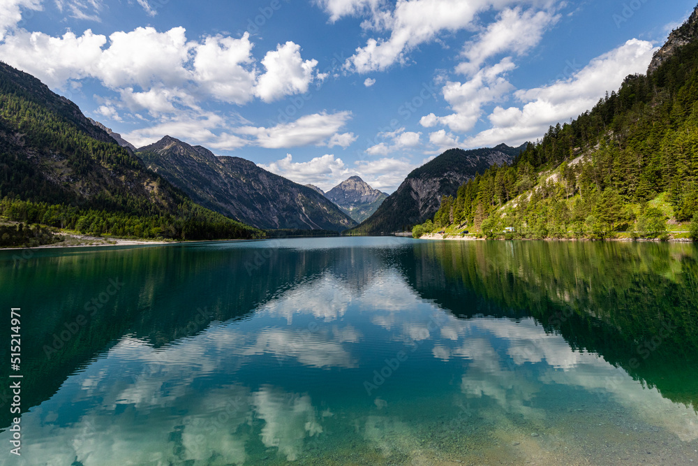 Fototapeta premium Plansee, lake in the Austrian Alps