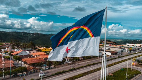 Bandeira Pernambuco Nordeste Sertão Caatinga Agreste Viagem Viajar Turismo Feira Pernambucano Cidade Nordestina Paisagem Drone Símbolos