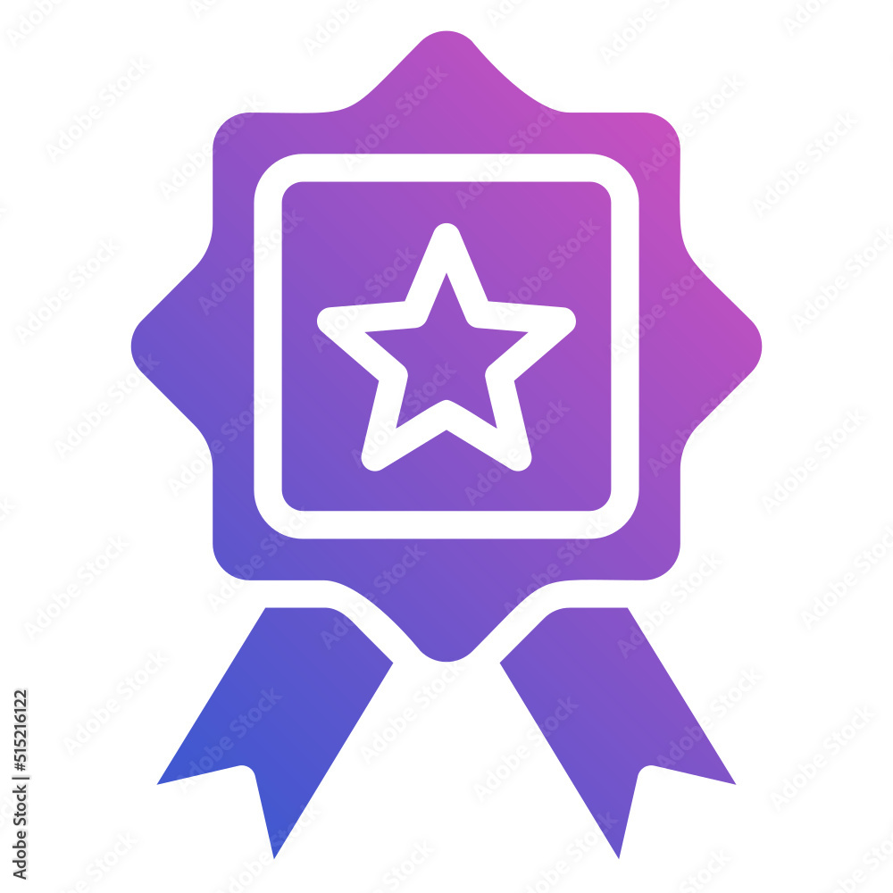 Warranty flat gradient icon. Can be used for digital product, presentation, print design and more. Warranty flat gradient icon. Can be used for digital product, presentation, print design and more.