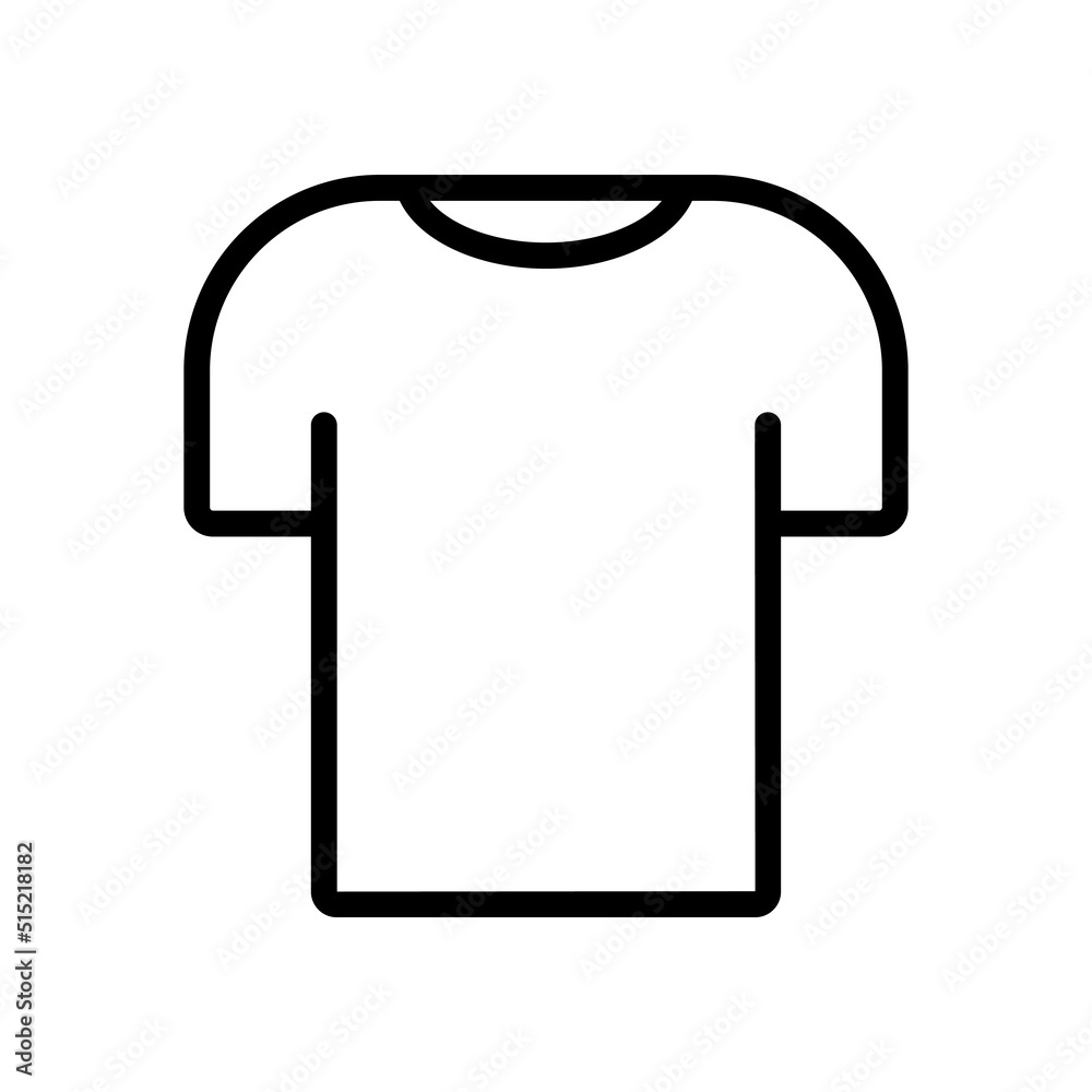 Shirt icon. Suitable for clothes icon. line icon style. Simple design editable Shirt icon. Suitable for clothes icon. line icon style. Simple design editable