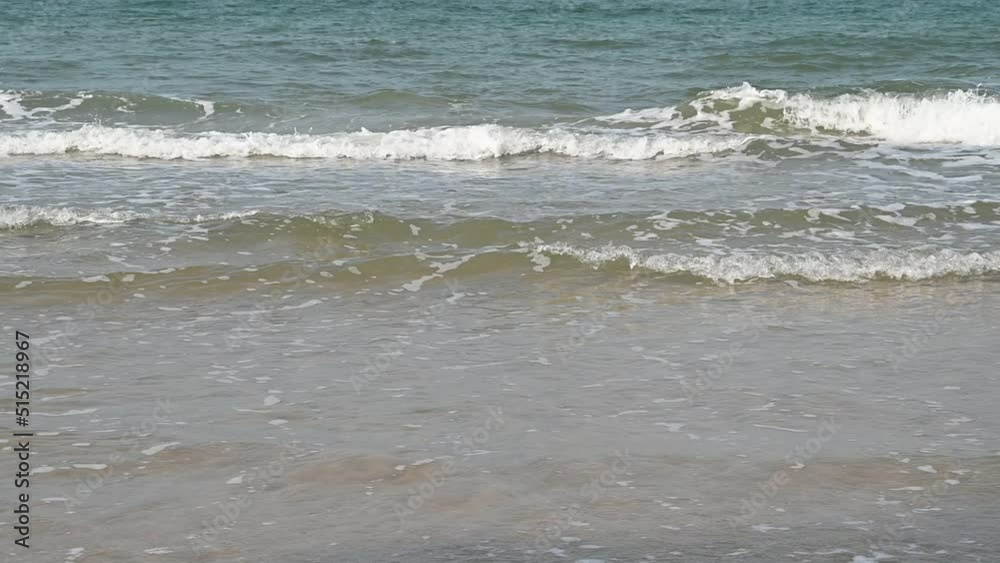Slow motion sea of thailand,Landscape view of beach sea in summer day Slow motion sea of thailand,Landscape view of beach sea in summer day