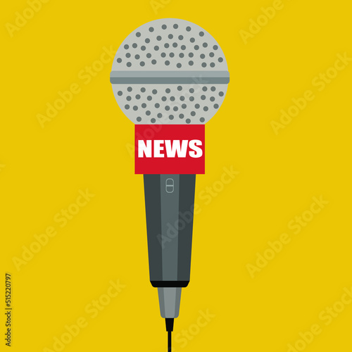 illustration graphic 3d realisitc design icon microphone isolated. Trendy and modern vector in 3d style.Microphone icon. Vector illustration. Isolated.
