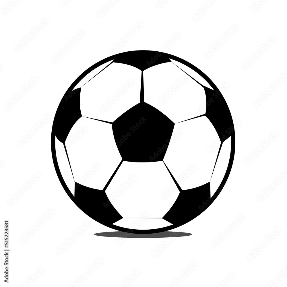 Naklejka premium soccer ball isolated on white background