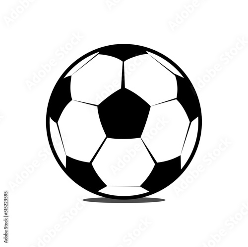 soccer ball icon isolated on white background vector