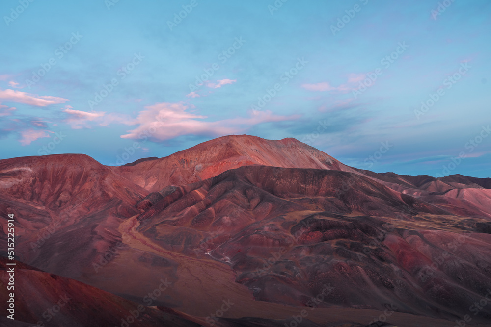 Fototapeta premium sunset in the mountains