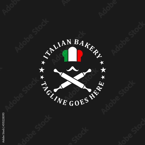 italian bakery restaurant logo design