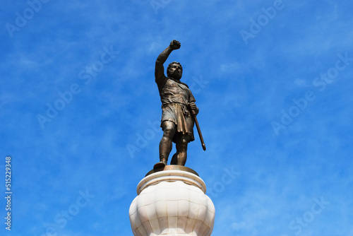 Statue of Philip II in Skopje, North Macedonia