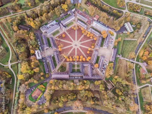 Aerial view of citadelle of Lille, France. photo