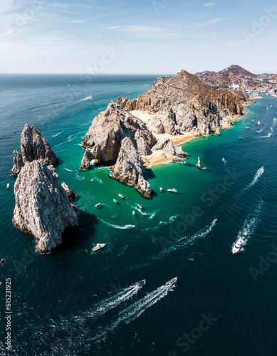 Aerial view of Cabo San Lucas, Baja California, Mexico. photo