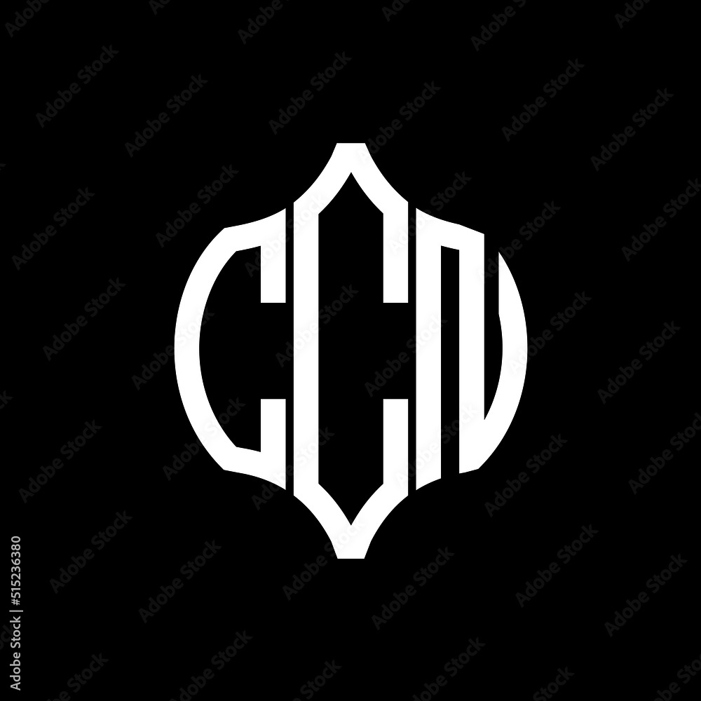 CCN letter logo. CCN best black background vector image. CCN Monogram ...