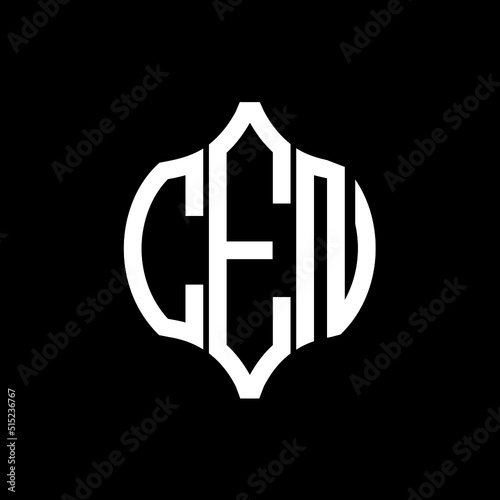 CEN letter logo. CEN best black background vector image. CEN Monogram logo design for entrepreneur and business.
