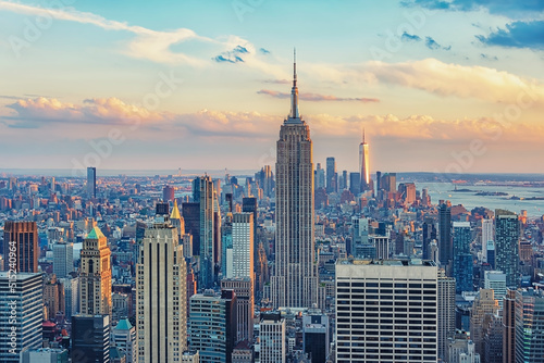 The skyline of New York City  United States