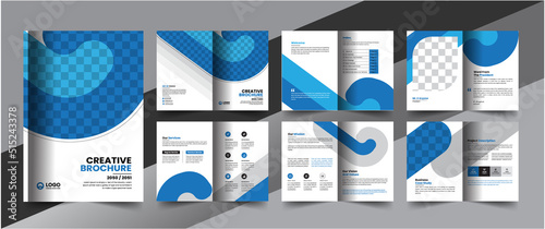 Corporate company profile brochure annual report booklet business proposal layout concept design