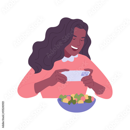 Content marketing isolated cartoon vector illustrations.