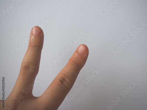 hand with finger