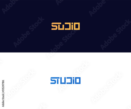 Studio letters Wordmark Logo Design 