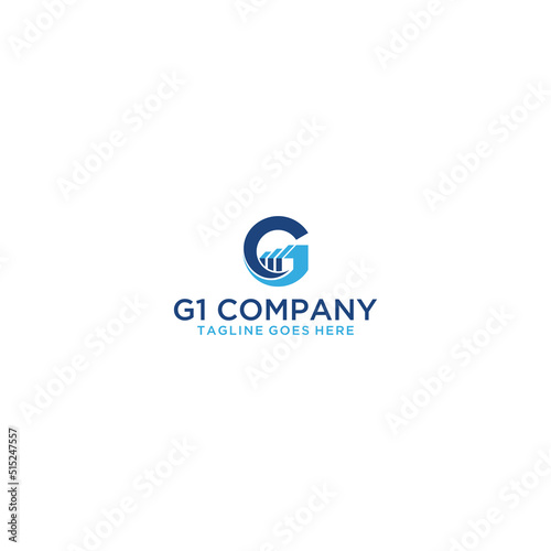 G1 Initial Logo Sign Design