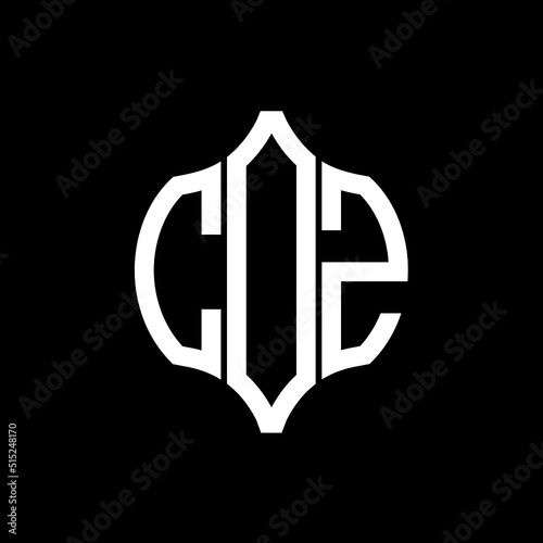 COZ letter logo. COZ best black ground vector image. COZ Monogram logo design for entrepreneur and business.