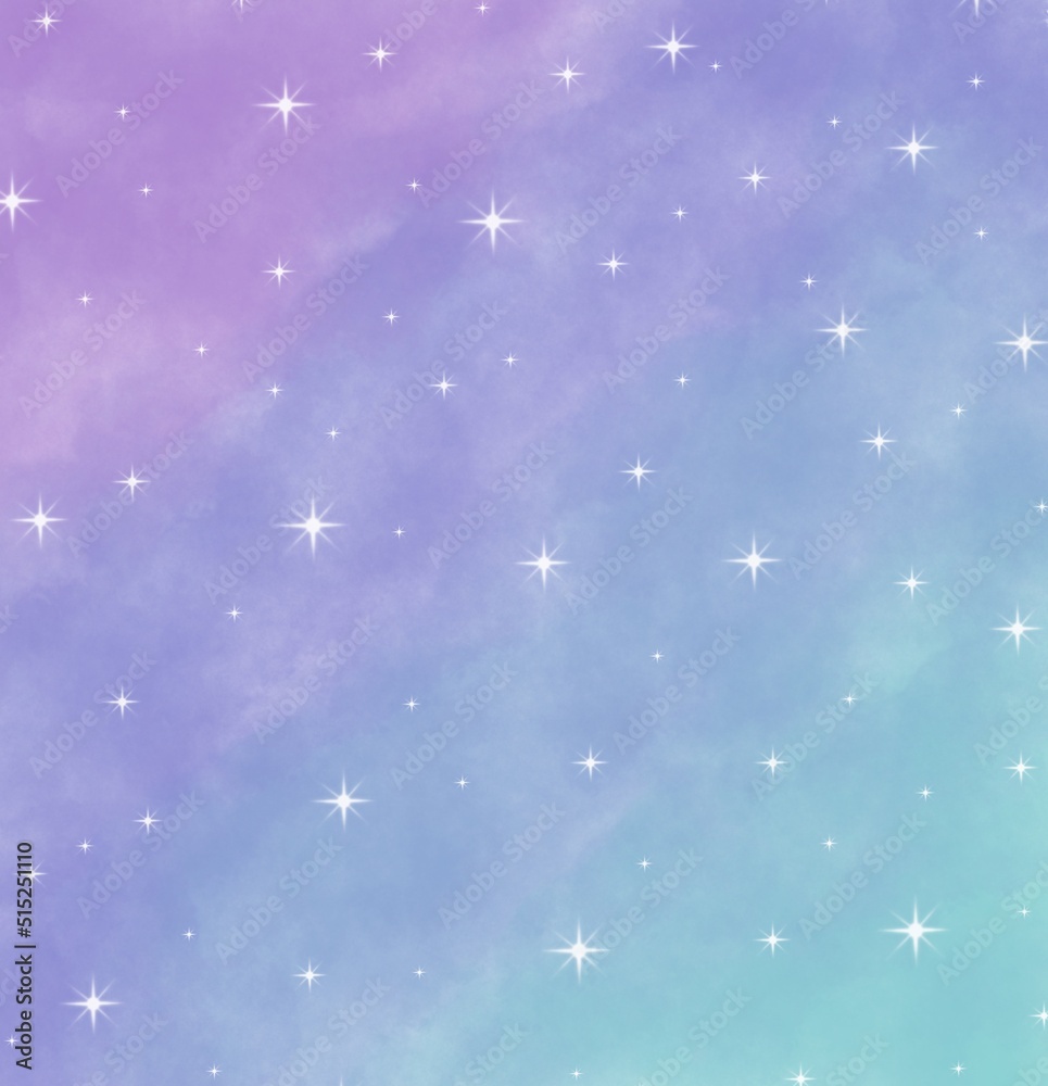Purple and blue abstract watercolor sky and star background. Purple and blue abstract watercolor sky and star background.