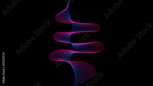 Vector Illustration of the colorful pattern of lines abstract background.