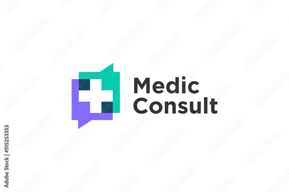 Medical consulting logo design Medical consulting logo design