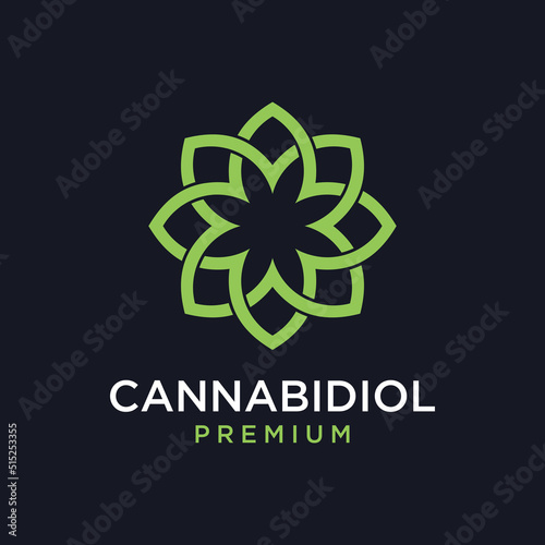 Cannabidiol logo design