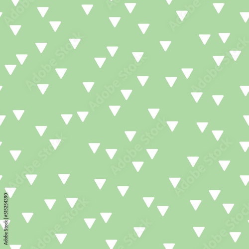 Vector seamless abstract pattern with triangles. Cute design for wrapping paper, textile, stationery, wallpaper.