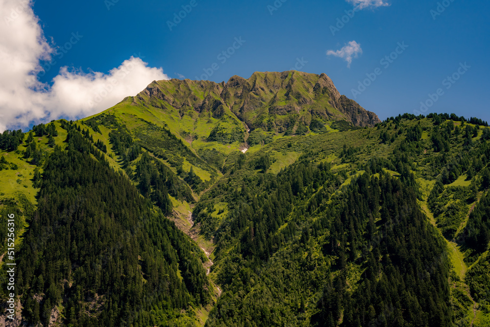 Elmer Rotwand, Rotwand, Berg, Bergbach, grün, Landschaft, Berge, Alpen, Elmen, Reutte, Lechtal