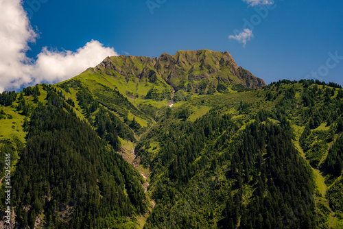Elmer Rotwand, Rotwand, Berg, Bergbach, grün, Landschaft, Berge, Alpen, Elmen, Reutte, Lechtal photo
