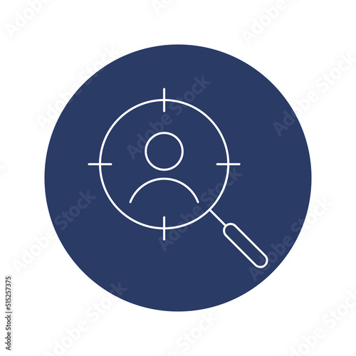 Target human resource search icon
