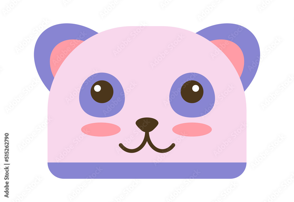 Cartoon cat face. Vector illustration Cartoon cat face. Vector illustration