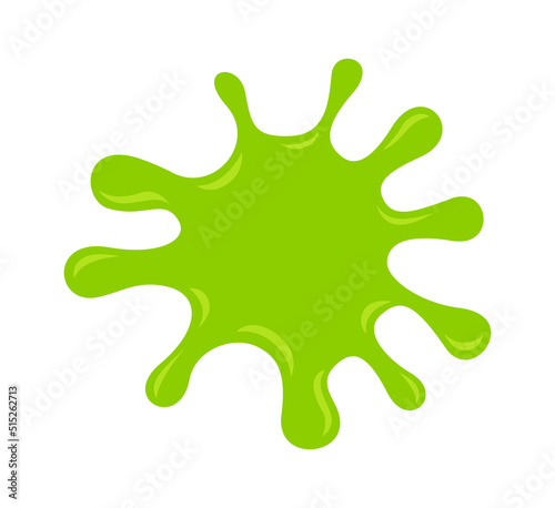 Slime Leaking liquid. Vector illustration