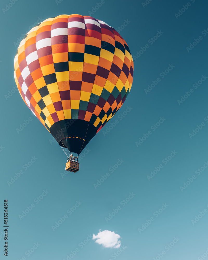Fototapeta premium hot air balloon flying in the sky