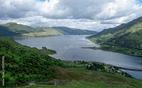 Loch Duich from the Five Sisters climb
