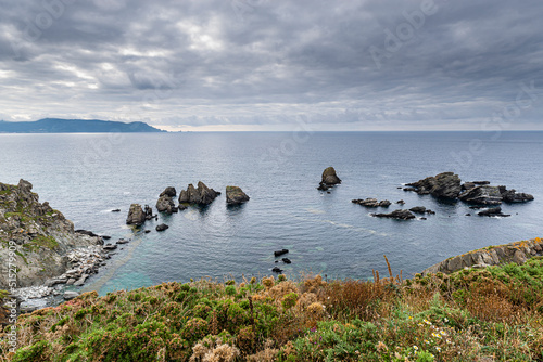 Xuncos coast, Loiba cliffs, Ortigueira, Galicia, La Coruña, Spain. photo