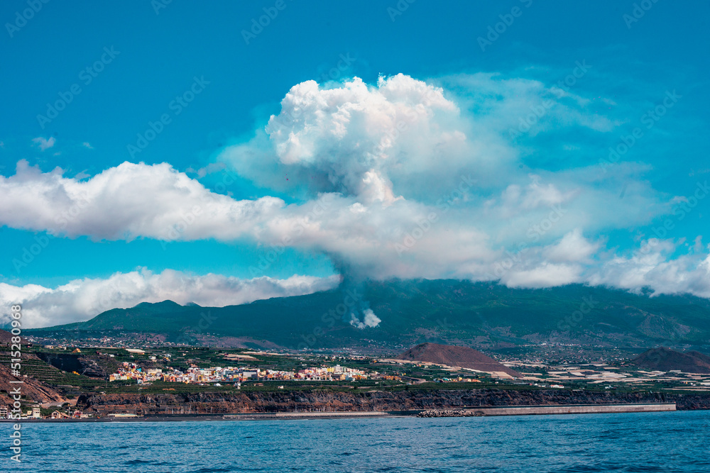 The start of the eruption of the Volcano Cumbre Vieja on La Palma Island (19.09.2021)