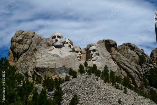 Mount Rushmore in the Black Hills of South Dakota
