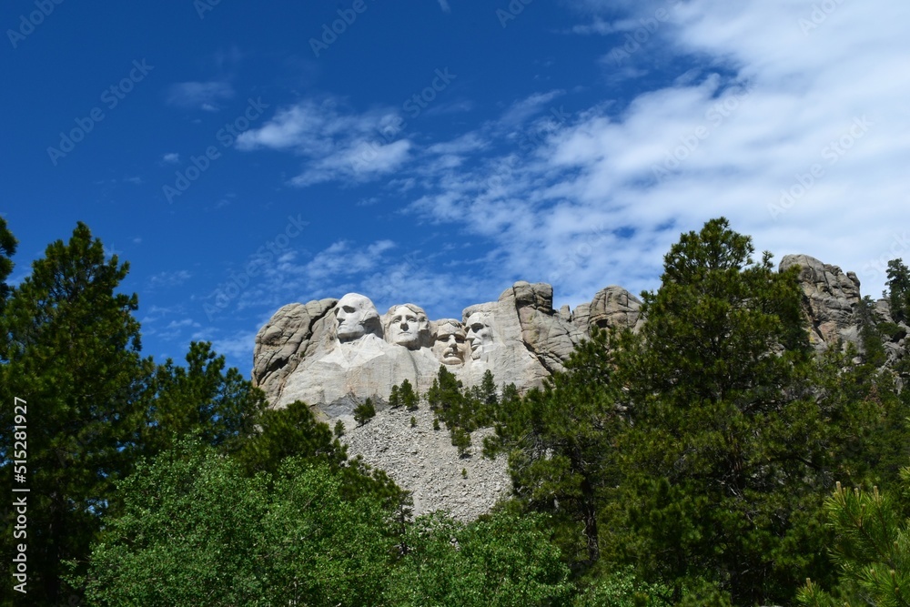 Mount Rushmore in the Black Hills of South Dakota