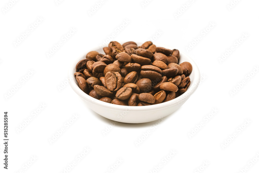 Coffee beans isolated on white background Coffee beans isolated on white background