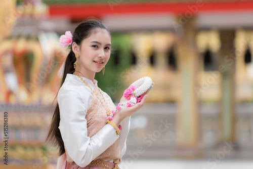 Portrait of a beautiful thai woman