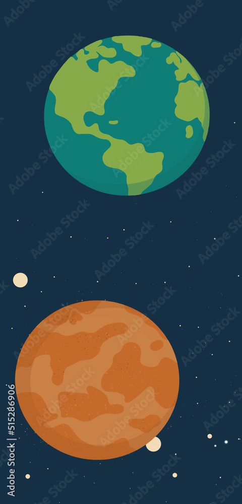Fototapeta premium planet in space