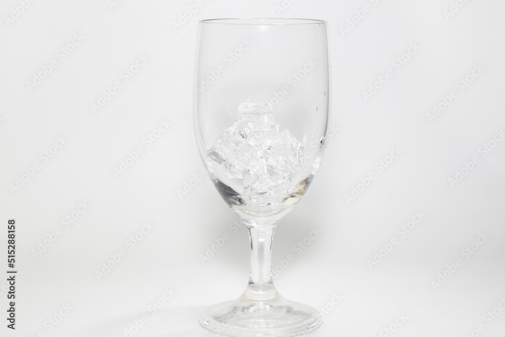White ice cube, Ice block, Isolated ice cubes set White ice cube, Ice block, Isolated ice cubes set