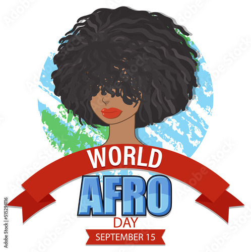 World Afro Day September 15 Banner Design